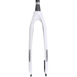 LDDLDG Forcelle per mountain bike LDDLDG Forcella Full Carbon 26 / 27.5 / 29" Freno a Disco Mountain MTB Forcella 28.6mm senza filettatura cono tubo superlight Mountain Bike Forcella anteriore (Colore: Bianco, Misura : 29")