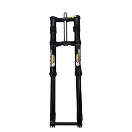 LIZCG Parti di ricambio LIZCG DH Ammortizzatore Mountain Bike Forcella AM Sospensione Forcella Anteriore 1200DH Freno A Disco ASSE Cilindrico Forcella Anteriore Escursione 170mm (Nero)