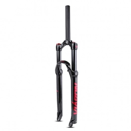 LIZCG Forcelle per mountain bike LIZCG Forcelle Ammortizzate MTB 26 / 27, 5 / 29 Pollici Forcella per Mountain Bike120mm Travel 1-1 / 8"Tubo Diritto Forcella XC DH Assale 9mm × 100mm Blocco Manuale Ammortizzatori Pneumatici