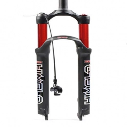 LJYY Forcelle per mountain bike LJYY Forcella pneumatica MTB 26 / 27, 5 / 29 Pollici Forcella Anteriore Mountain Bike in Lega di magnesio con Ruota QR Diritta 1-1 / 8"