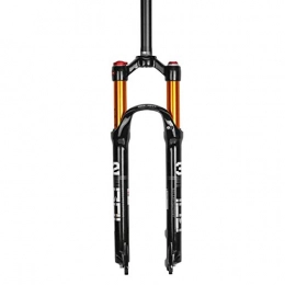 LOISK Forcelle per mountain bike LOISK Forcella pneumatica in Carbonio Sospensione, Mountain Bike, Mountain Bike, Forcella in Carbonio, Tubo sterzo con Blocco a Distanza da 66 cm, Tapered Manual 26"