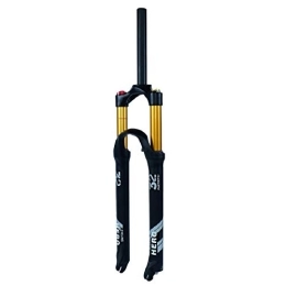 LSRRYD Forcelle per mountain bike LSRRYD Forcella Ammortizzata Bici 26 27, 5 29 Po Bicicletta Freno Disco Corsa 105mm MTB Smorzamento dell'Aria QR 9mm Blocco Manuale Remoto Ultraleggero 1640g Mountain Bike Nero