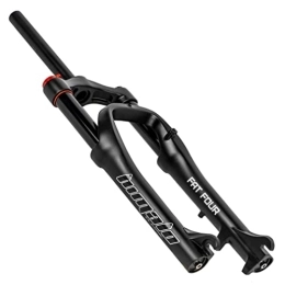 LSRRYD Parti di ricambio LSRRYD Forcella Ammortizzata Fat Fork 20 Pollici Pneumatici da 4.0 Forcella di Sospensione per 135 Mm Forcella Mountain Bike Bici da Spiaggia da Neve ATV Freno Disco 110mm Corsa 1-1 / 8 Dritta