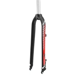 LSRRYD Parti di ricambio LSRRYD Mountain Bike Forcella 26 / 27.5 / 29'' MTB Forcella Rigida 1-1 / 8 Freno A Disco QR Forcella Anteriore Ultraleggero 850g (Color : Red, Size : 26'')