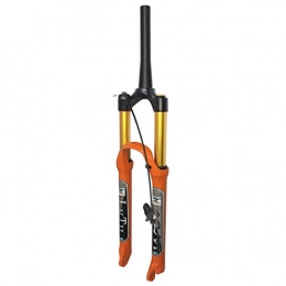 LvTu Forcelle per mountain bike LvTu 140mm Viaggio Arancia Forcella MTB Aria 26 / 27, 5 / 29 Pollici, LvTu-WQ-005 Lega di Magnesio Leggero Forcella Bici Sospensione (Color : Tapered Remote Lock, Size : 29 inch)