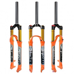 LvTu Forcelle per mountain bike LvTu Aria Forcella Ammortizzata MTB 26 / 27.5 / 29 Pollici, Ultraleggero Lega di Magnesio Regolazione del Rimbalzo Forcella Anteriore della Bicicletta Viaggio 120mm per Mountain Bike XC AM