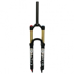 LvTu Forcelle per mountain bike LvTu Bicicletta Forcella Anteriore Sospensione Aria MTB 26 27, 5 29 Pollici 140mm Viaggio 9mm QR Lega di Magnesio LVTU-140L-QR-9x100 Forcella MTB (Color : Straight Manual Lockout, Size : 26 inch)