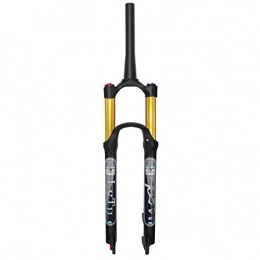 LvTu Parti di ricambio LvTu Bicicletta Forcella Pneumatica Ammortizzata 140mm Viaggio LVTU-WQ-006 Mountain Bike Forcella MTB Smorzamento Regolabile 26 / 27.5 / 29 (Color : Tapered Manual Lockout, Size : 29")