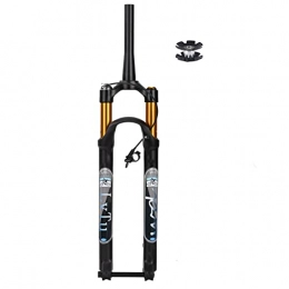 LvTu Parti di ricambio LvTu Discesa Forcella Ammortizzata MTB 27, 5 29 Pollici Perno Passante 15x100mm, Tubo Conico Tubo Interno 34mm Blocco Remoto Ultraleggero Lega Mountain Bike Forcella Ad Aria Nero (Size : 29 inch)