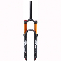 LvTu Forcelle per mountain bike LvTu Forcella Ammortizzata per Mountain Bike 26 / 27, 5 Pollici, Lega di Magnesio Doppia Camera d'Aria con Regolazione dello Smorzamento Forcella MTB Air (Color : Black, Size : 26)