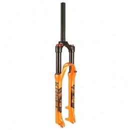 LvTu Forcelle per mountain bike LvTu Forcella Pneumatica Bicicletta 26 27, 5 Pollici MTB, 1-1 / 8" 120mm Viaggio Mountain Bike Forcella Ammortizzata Discesa Ammortizzatore (Color : Orange, Size : 26 Inches)