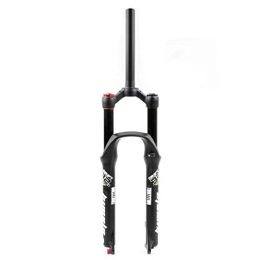 LvTu Forcelle per mountain bike LvTu Mountain Bike Forcella Ammortizzata Aria MTB 26 / 27, 5 / 29 Pollici Forcella Anteriore, Viaggio 160mm Smorzamento della Regolazione - Nero (Color : Straight Manual Lockout, Size : 29 inch)