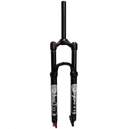 LvTu Forcelle per mountain bike LvTu Mountain Bike Forcella MTB Air 26 / 27, 5 / 29 Pollici Lega di Alluminio 140mm Viaggio Smorzamento Regolabile Forcella Sospensione Bicicletta Nero (Color : Straight Manual Lock out, Size : 29")