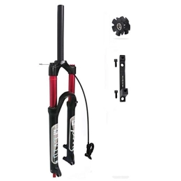 LvTu Parti di ricambio LvTu Mountain Bike Forcella MTB Pneumatica 26 27, 5 29 Pollici, Lega di Magnesio Forcella Ammortizzata Bici 140mm Viaggio per 1.5-2.45" Pneumatici