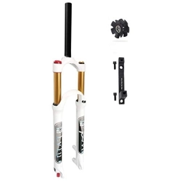 LvTu Parti di ricambio LvTu MTB Forcella Anteriore Bicicletta 26 27.5 29 Pollici Viaggio 140mm, Ultraleggero Aria Mountain Bike Forcelle Ammortizzate con 180mm Freno a Disco Adattatore