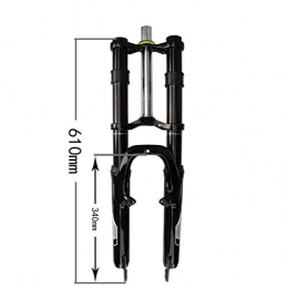 lxxiulirzeu Parti di ricambio lxxiulirzeu Bicycle Fork 620DH MTB Sospensione Air Anteriore Forcella in Lega Bike Magnesio Air Block Air Block Straight Downhill Fork (Color : 24 inch)