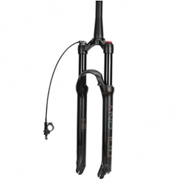 Mdjywl Forcelle per mountain bike Mdjywl MTB Bike Fork 26 27.5 29 Air MTB Sospensione Sospensione Forcella Rebound Regound 28.6mm QR 9mm Travel 120mm Lockout remoto Mountain Bike Forks Ultralight Gas Shock Shock XC Bicycle .per Bici