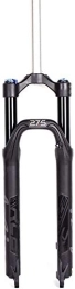 MGE Forcelle per mountain bike MGE Sospensione Anteriore Forks, Spalla controllata Air Forcella, 26 / 27.5 Pollici Mountain Bike Suspension Forcella Anteriore, Adatto a Disco Freno Anteriore Forcella (Color : Black, Size : 26inch)