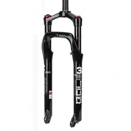 MIYUEZ Forcelle per mountain bike MIYUEZ Mountain Bike Forcella di Sospensione Rinchiuso 26 Pollici Doppia Camera Sospensione Forchetta Forcella A Gas - Anodo Lucido in Lega di Alluminio - Sistema Pneumatico, 27.5inch