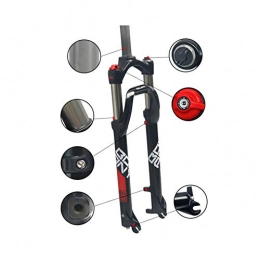 MIYUEZ Parti di ricambio MIYUEZ Sospensione ATV per Motoslitte Forcella Anteriore Idraulica 26 Pollici 4.0 Fat Tire Cross Country Bike Forcella Ammortizzata 135MM Forcella di Sospensione