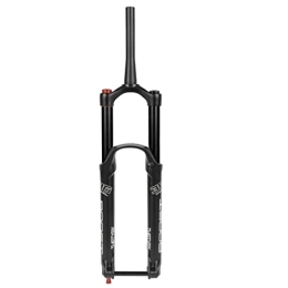 LAVSENA Forcelle per mountain bike Mountain Bike Forcella Ammortizzata 27.5 29 Pollici MTB Forcella Pneumatica Corsa 180 M Rebound Regolare Tubo Conico Forcella Perno Passante Blocco Manuale DH / AM THR ( Color : Black , Size : 29'' )