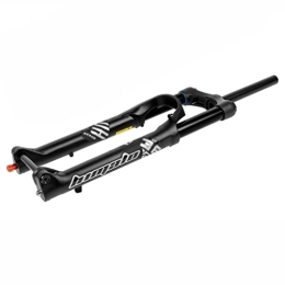 QHIYRZE Parti di ricambio Mountain Bike Forcella Sospesa 27, 5 29 Pollici DH AM XC MTB Aria Forcella Corsa 140MM Asse Passante Boost Forcella Anteriore Rebound Adjustmable Blocco Manuale Dritta / conica ( Color : Black Tapered ,