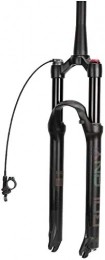 MGE Parti di ricambio Mountain Bike Forks Sospensione 26, Conico Tubo in Lega di Alluminio Damping Tortoise Coniglio regolamento MTB Viaggi 100 Millimetri Nero (Color : B, Size : 26 inch)