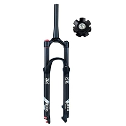 QHIYRZE Parti di ricambio MTB Air Fork 26 / 27.5 / 29 Mountain Bike Forcella Ammortizzata Corsa 130mm Rebound Regolare 1-1 / 8''Dritta / Conica Forcella Anteriore QR 9mm Manuale / Blocco Remoto ( Color : Tapered Manual , Size : 27.5'' )