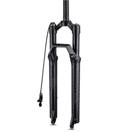 SHKJ Forcelle per mountain bike MTB Forks Mountain Bike Bike Fork 27.5 29 Pollice QR 9mm MTB Forcella di Sospensione Aria, Viaggio 100mm con Smorzamento Regolabile Forcella MTB (Color : Black Wire Control, Size : 29inch)