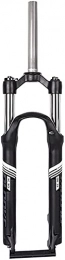 MTTKTTBD Parti di ricambio MTB Sospensione Forcella 26 / 27.5 Pollici In Lega di Alluminio 1-1 / 8" Bike Absorber Oil Spring Shoulder Lock Fork Travel 100mm(Color:Black;Size:27.5 inch)