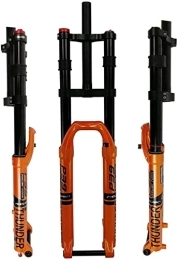 NaHaia Forcelle per mountain bike NaHaia Forcella pneumatica per Mountain Bike da 27, 5 / 29", Spalla a Pressione Ammortizzatori Forcella Smorzamento Aria Forcella Spalla Controllo Accessori Albero cilindrico 15mm