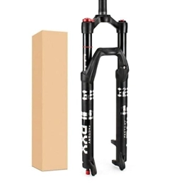 NaHaia Parti di ricambio NaHaia Forcelle Ammortizzate per Mountain Bike 27.5 / 29er, Forcella pneumatica 1-1 / 8" QR 9mm Regolazione Estensione Corsa 100mm con Scala Accessori Blocco Manuale