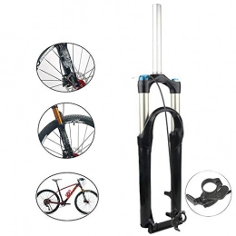 NBMNN Parti di ricambio NBMNN Forcelle Anteriori per Mountain Bike, Forcella Ammortizzata per Bicicletta MTB Air Fork Forcella Pneumatica in Lega di Alluminio Corsa: 120mm (26 / 27.5 / 29 Pollici)