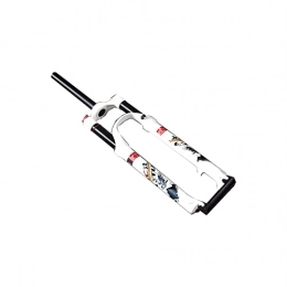 NEHARO Parti di ricambio NEHARO Forcella Ammortizzata Forchette di Sospensione for Biciclette da 26 Pollici, forchetta Anteriore Diretta per Mountain Bike (Color : White, Dimensione : 26 inch)