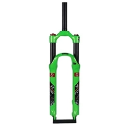 NEZIAN Forcelle per mountain bike NEZIAN 26 / 27.5" Mountain Bike Forcelle di Sospensione, 1-1 / 8" Lega di Alluminio Controllo della Spalla Freno A Disco Damping Registrazione Viaggio 100 Millimetri (Color : Green, Size : 27.5inch)