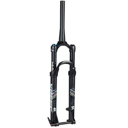 NEZIAN Parti di ricambio NEZIAN Forcella 27, 5 Forcella Ammortizzata, 1-1 / 8" Mountain Bike Lega di Alluminio Cono Disco Smorzamento del Freno Registrazione Viaggio 100 Millimetri Nero (Color : B, Size : 27.5inch)