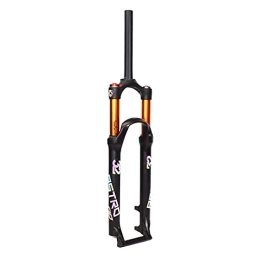 OONYGB Forcelle per mountain bike OONYGB Forcella Ammortizzata per Mountain Bike, Forcella per Bicicletta 26 27, 5 29 Pollici, Tubo Dritto 28, 6 Mm QR 9 Mm, Corsa 120 Mm, Forcella per Bicicletta con Blocco del Controllo della Spalla.