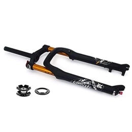 QHIYRZE Forcelle per mountain bike QHIYRZE Forcella Ammortizzata per Bici 26 Pollici 4.0 Pneumatico per Mountain Bike Aria Forcella MTB Corsa 110 Mm Smorzamento Regolabile Forcella Grassa Dritta Blocco Manuale