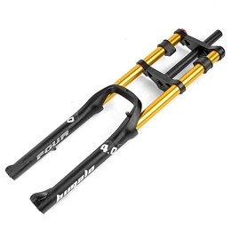 QHY Parti di ricambio QHY 26 Pollici BMX DH Forcella Anteriore Bici, Lega di Alluminio Lega di Magnesio 26X4.0 Pollici per Mountain Bike HL Forcella Anteriore Accessorio per Bici (Color : A, Size : 26")