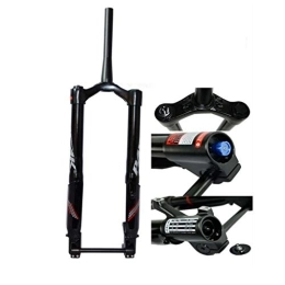 QHY Forcelle per mountain bike QHY Aria Mountain Bike Forcella Anteriore MTB 26 Pollici 160mm Viaggio, per Mountain Bike Forcella Sterzo Conica in Lega di Magnesio Leggero Freno A Disco Forcella Sospensione Bicicletta15X110MM