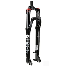 QHY Parti di ricambio QHY Ciclismo Sospensioni Forcella Mountain Bike 100mm Forcella Dell'ammortizzatore A Pressione d'Aria Forcella A Doppia Spalla Aperto 135MM Pneumatico 26 * 4.0 Motoslitta