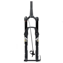 QHY Parti di ricambio QHY Ciclismo Sospensioni Forcella MTB 26 27, 5 29 Po Forcella Discesa Ammortizzata Mountain Bike Smorzamento dell'Aria Freno Disco Forcella Bicicletta Cono 1-1 / 2" Perno Passante 15mm HL RL Corsa 135mm