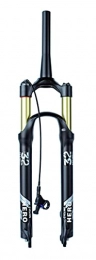 QHY Parti di ricambio QHY Forcella Pneumatica per Bici 26 / 27.5 / 29 Pollici Mountain Bike Forcella Anteriore 1-1 / 2" Leggero Freno A Disco 9mm QR 100mm Viaggio (Color : Remote Lockout, Size : 29)