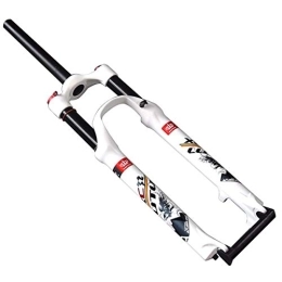 QHY Forcelle per mountain bike QHY Forcelle Ammortizzate for Bicicletta 26 27.5 29'' Aria Forchetta Forcella Ammortizzata for Mountain Bike Freno A Disco Corsa 123mm 1-1 / 8" HL (Color : White, Size : 29inch)