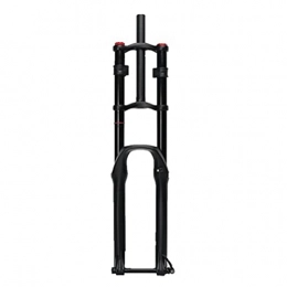 QHY Parti di ricambio QHY MTB Forcella Ammortizzata Controllo Spalle 1-1 / 8" Ammortizzatore per Bici Steerer Fork Corsa 120 Mm Sospensioni (Shoulder Control) (Color : Oil Thru AXLE, Size : 27.5in)