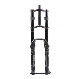 QIANGU Parti di ricambio QIANGU Spalla Doppia Molla Olio dell'albero barile Controllo Pneumatico Albero barile Forcella Downhill Sospensione Etero Tubo Ultralight Biciclette Ammortizzatore MTB Fork Regolazione Ritorno