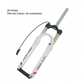 QXFJ Parti di ricambio QXFJ 26 Pollici Forcella per Bicicletta, Sospensioni Pneumatiche / Controllo Linea / Tubo Dritto / 28, 6 Mm * 215 Mm / Corsa 100 Mm / Camera d'Aria 30 Mm / Ingranaggio Aperto 100 Mm