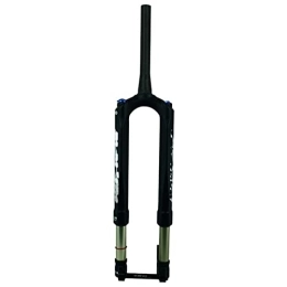 SHENYI Parti di ricambio SHENYI MTB Forcella in Carbonio Mountain Bike Forcella Aria Sospensione 27.5 29"ASSE Passante 15 * 100mm Sterzo Predittivo Olio e Gass Forcella (Color : 29 Matte Black)