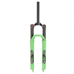 SHHMA Forcelle per mountain bike SHHMA Forcelle Ammortizzate per Mountain Bike, Forcella Anteriore per Bici MTB con Blocco di Controllo della Spalla Camera d'Aria Nera, Verde, 27.5 inch