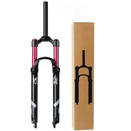 SHKJ Forcelle per mountain bike SHKJ Forcella MTB Ad Aria 26" / 27.5" / 29" Forcella per Mountain Bike Escursione 140 Mm Tubo Dritto da 1-1 / 8 Forcella Anteriore per Bicicletta QR 9mm Bloccaggio Manuale / remoto